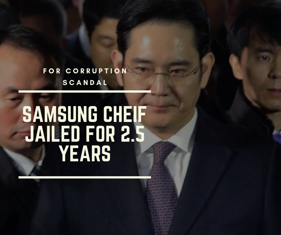 Samsung Cheif Jailed