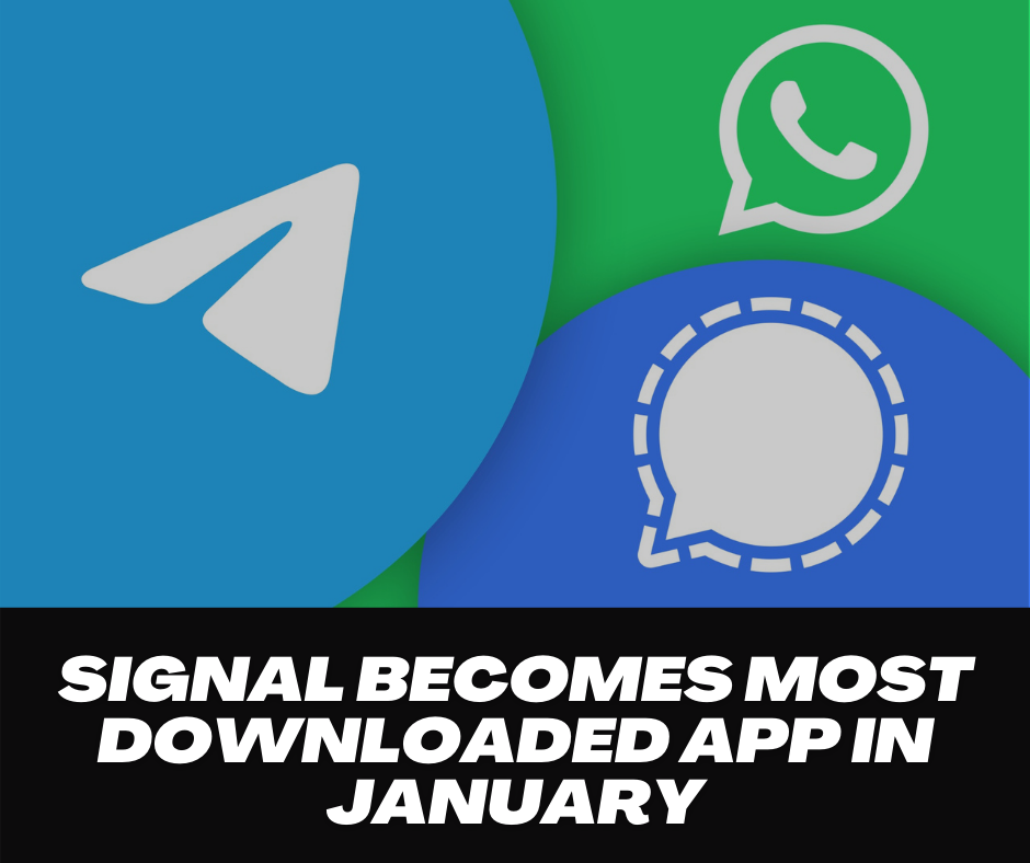 Signal becomes most downloaded app in January